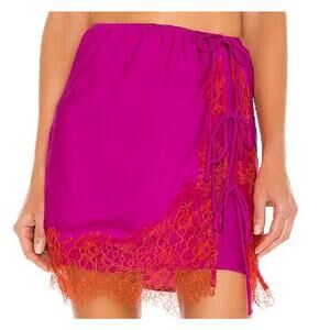 Free People All Tied Up Half Slip Mini Skirt Sz. S